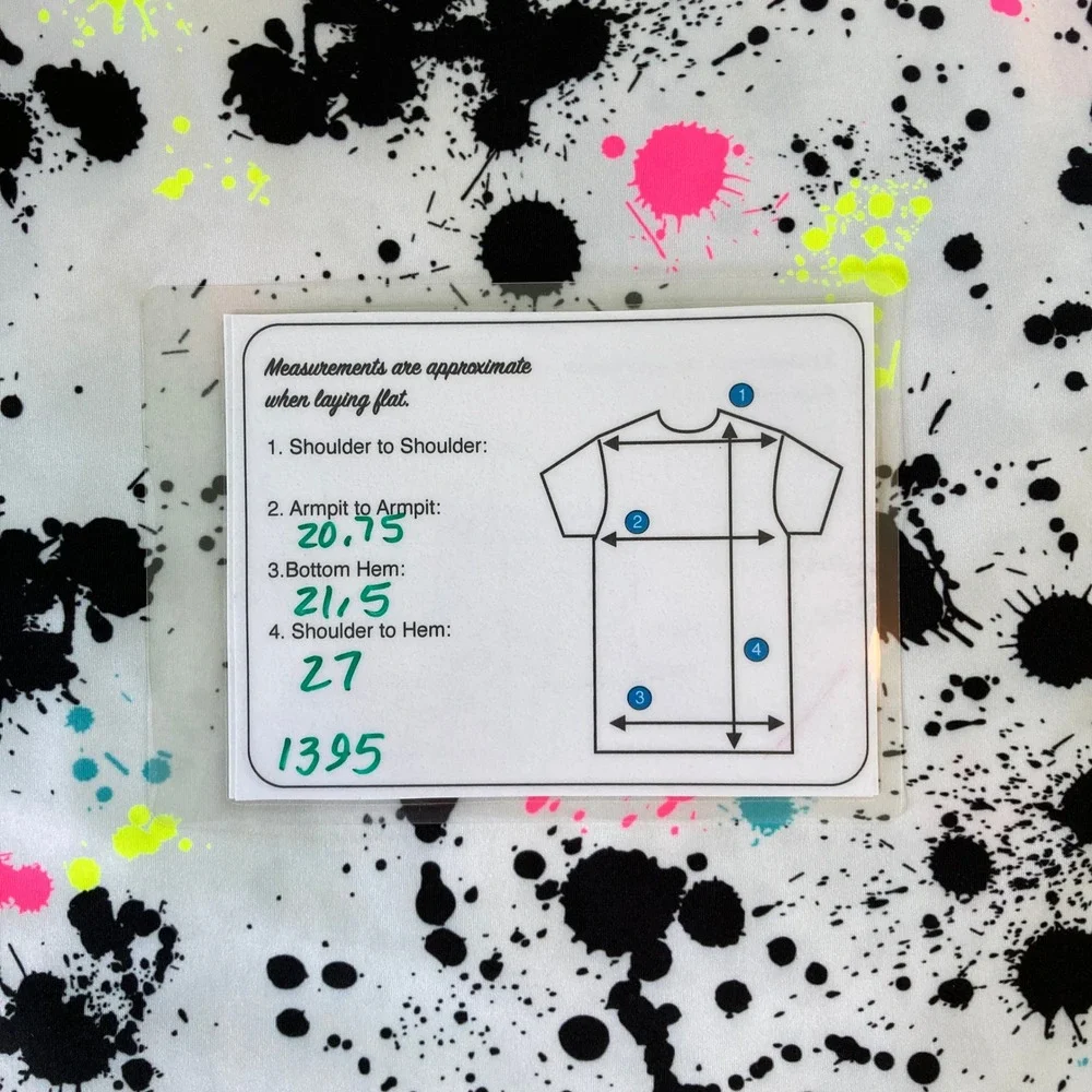 Sunday Swagger Signature Splatter Polo Golf Tennis Sleeveless Colorful (Size XL) - Picture 12 of 12